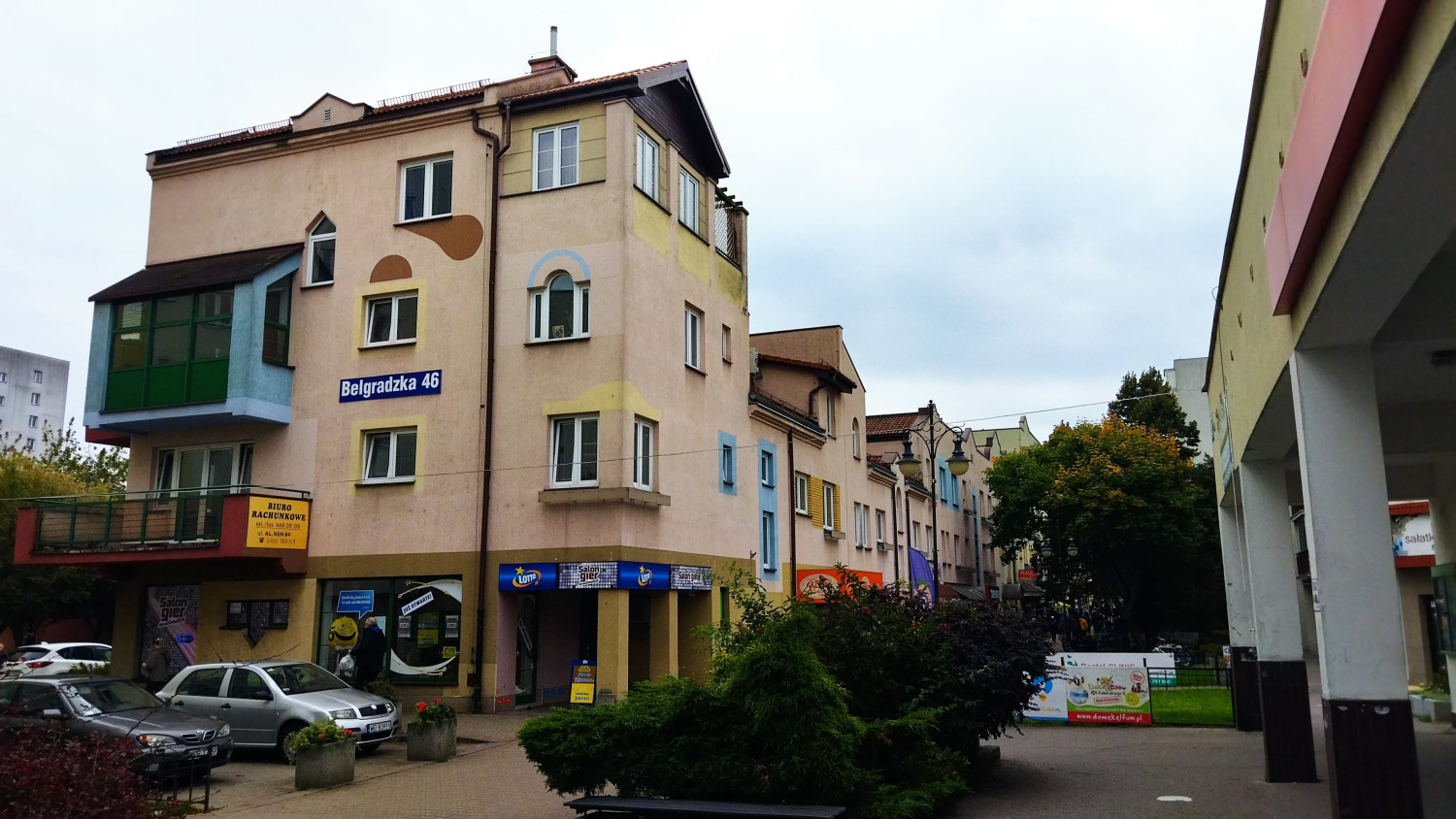 Zdjęcie architektury budynku Budynek mieszkalno-usługowy